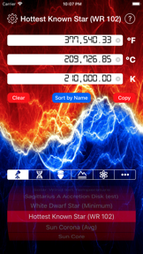 TempVerter DB screenshot