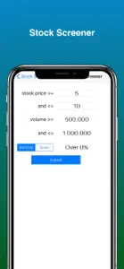 Stock Screener Pro - Technical screenshot #5 for iPhone