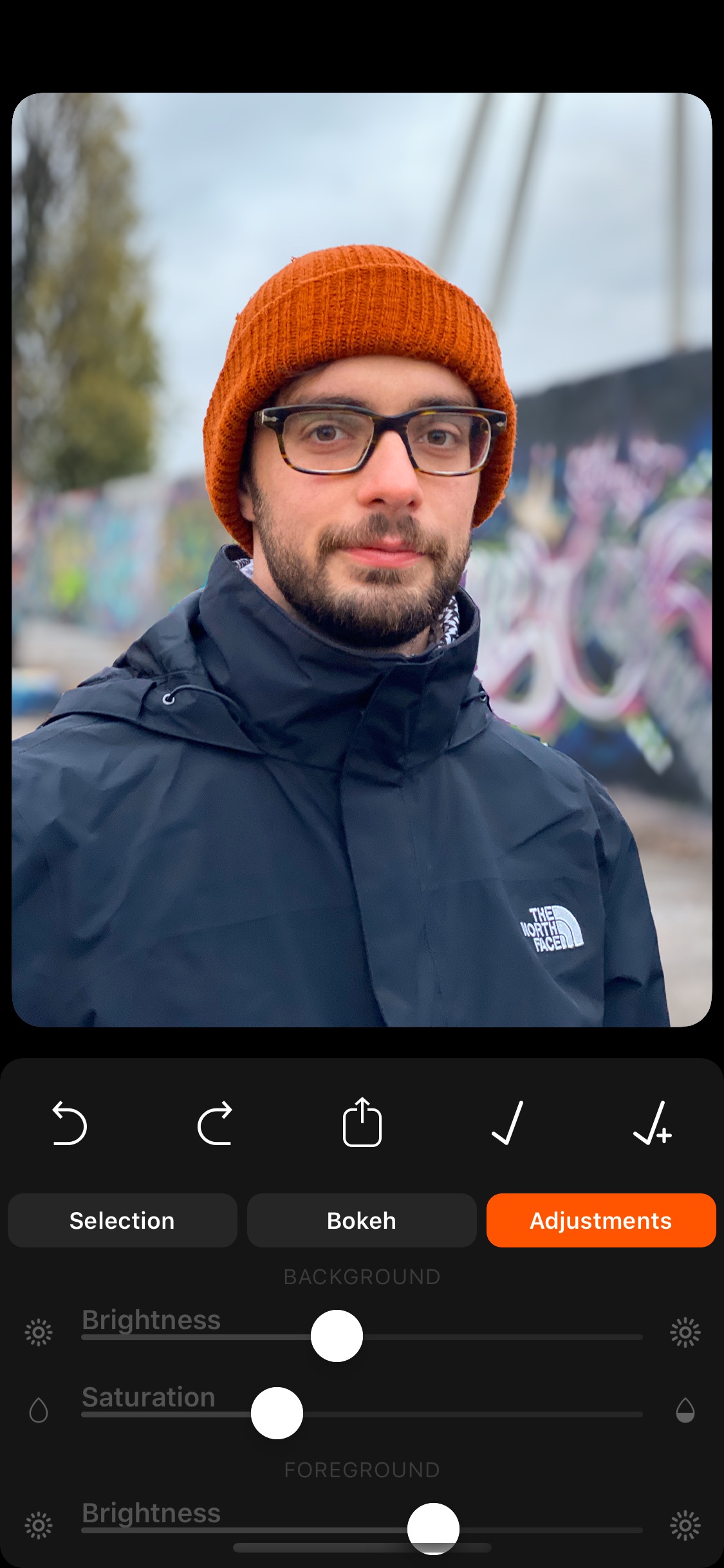 Screenshot do app FabFocus - Portrait Mode Blur