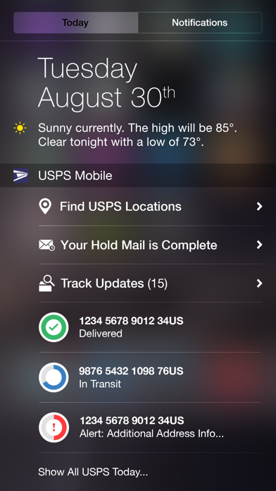 USPS Mobile® Screenshot
