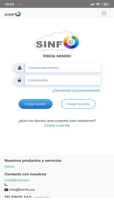 Screenshot #1 pour Sinfo