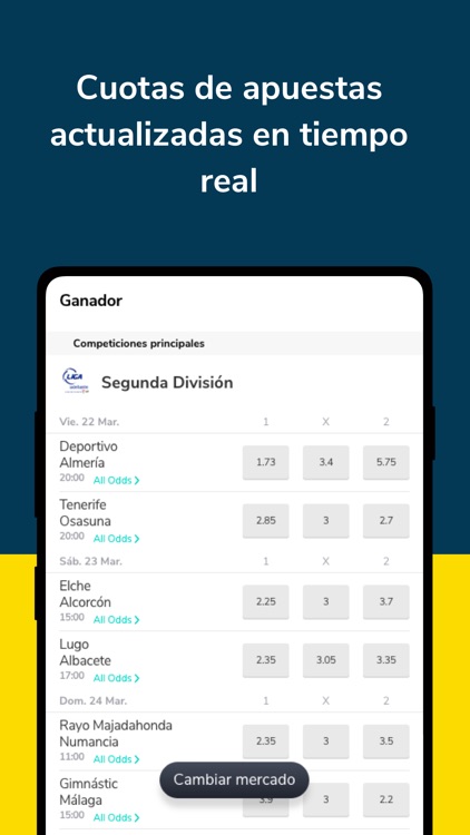 Oddschecker Espana screenshot-4