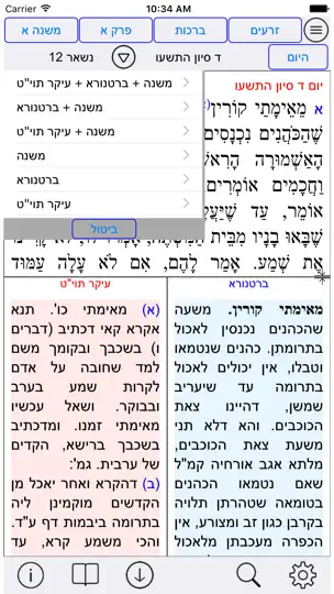 Esh Mishna אש משנה iPhone Screenshot 2