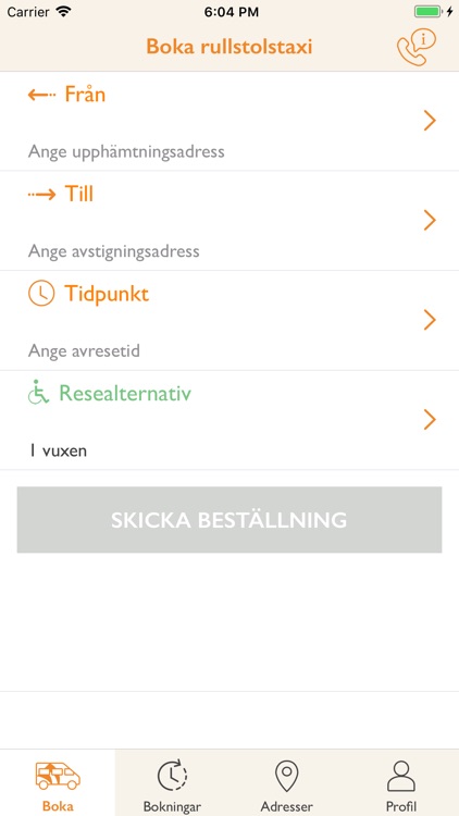 Samtrans Rullstolstaxi