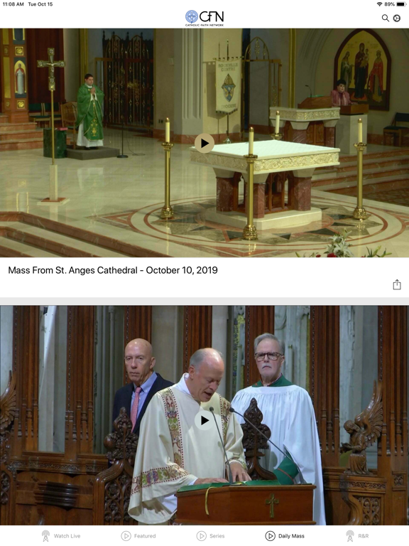 The Catholic Faith Network iPad screenshot 1 - Lifestyle app