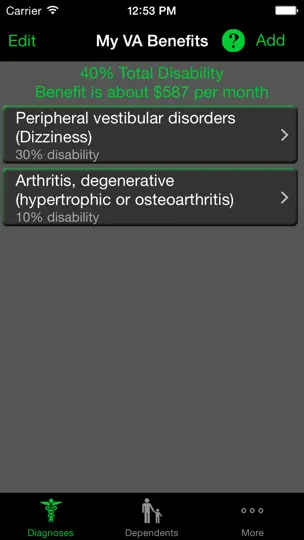 My VA Benefits iPhone Screenshot 1