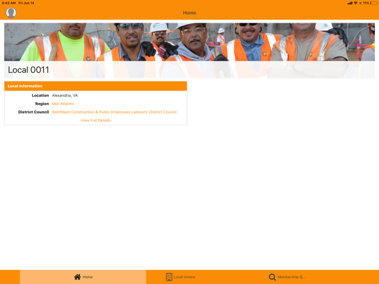 LIUNA Officers iPad screenshot 4 - Business app