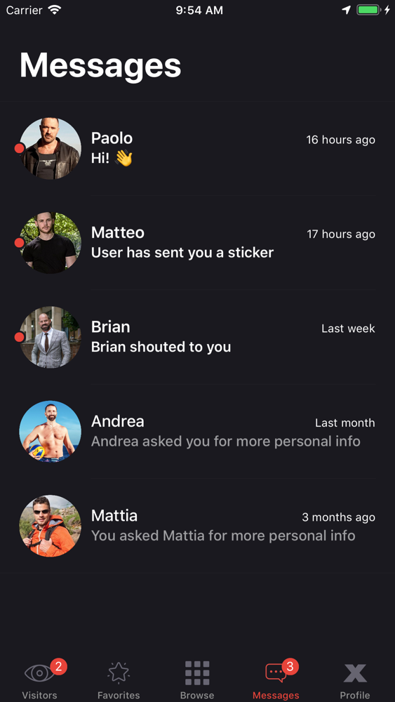Mr Gay dating app