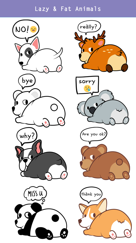 #4. Say it with Lazy Animals (iOS) 由: Sunhee Choi