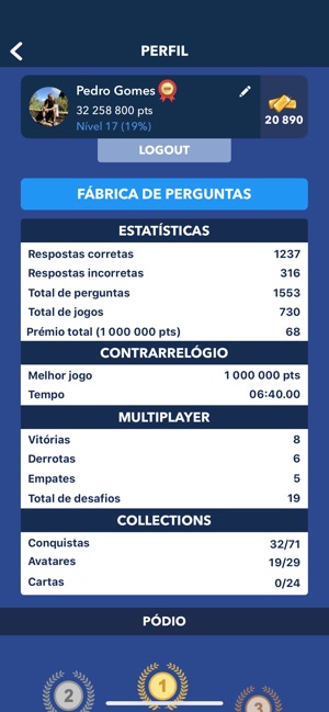 Quiz Conhecimentos Gerais para iPhone - Download