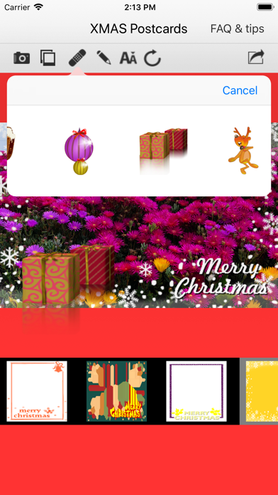 Screenshot #3 pour Christmas Photo Cards - GFC