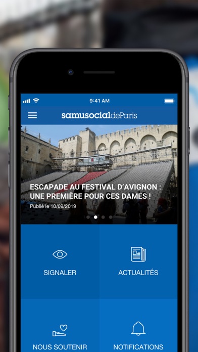 Samusocial de Paris Screenshot
