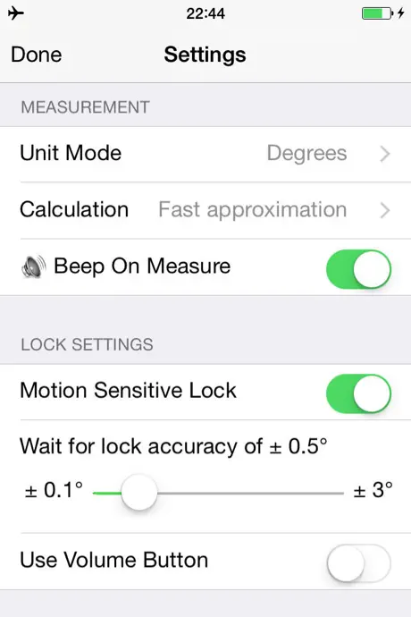 Bubble level and Clinometer