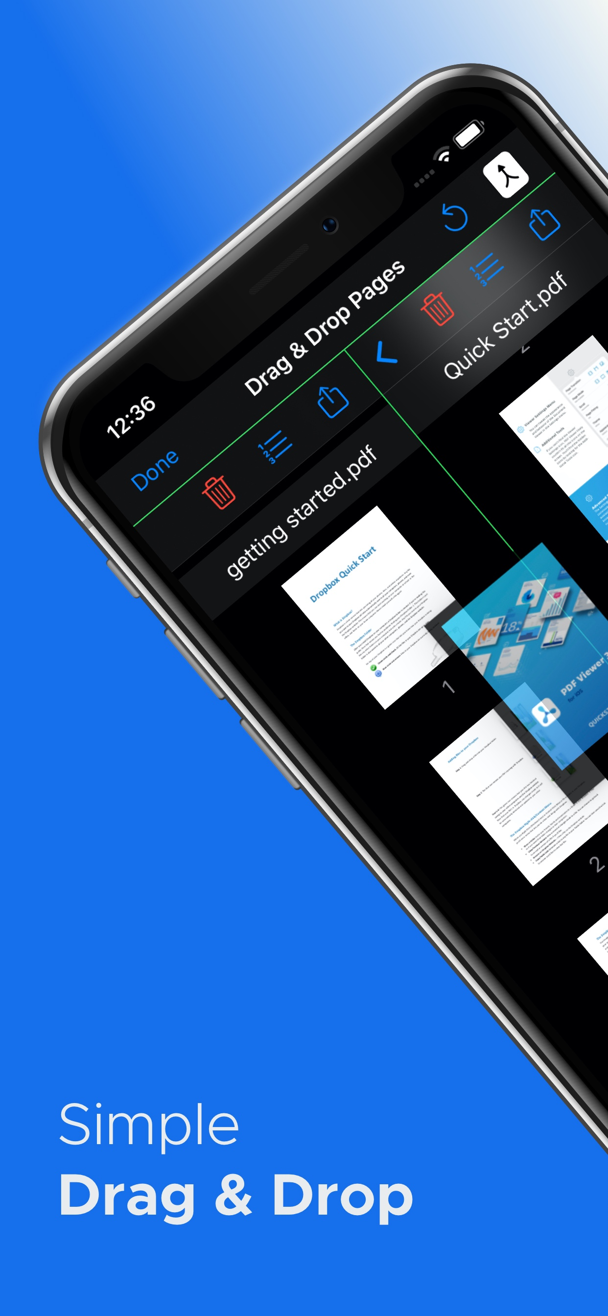 PDF Merge + Scan & Split Pages