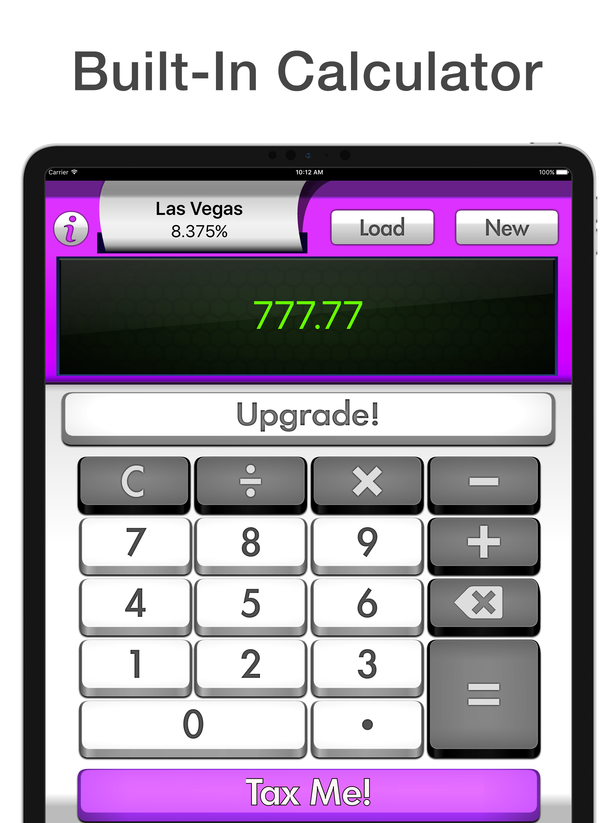 Sales Tax Calculator - Tax Me