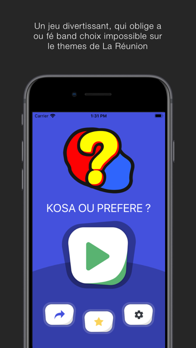 kosa ou prefere ? quiz 974 Screenshot