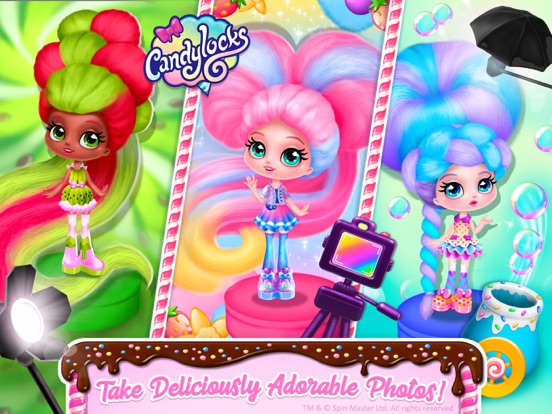 Candylocks Hair Salon iPad screenshot 7 - Education app