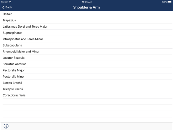 PalpationMapp iPad app afbeelding 2
