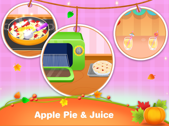 Thanksgiving Food Cooking Game iPad screenshot