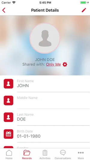 Patient Vault screenshot 1