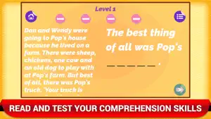 Reading Comprehension Kids App screenshot 1