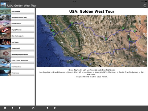 USA: Golden West Tourのおすすめ画像1