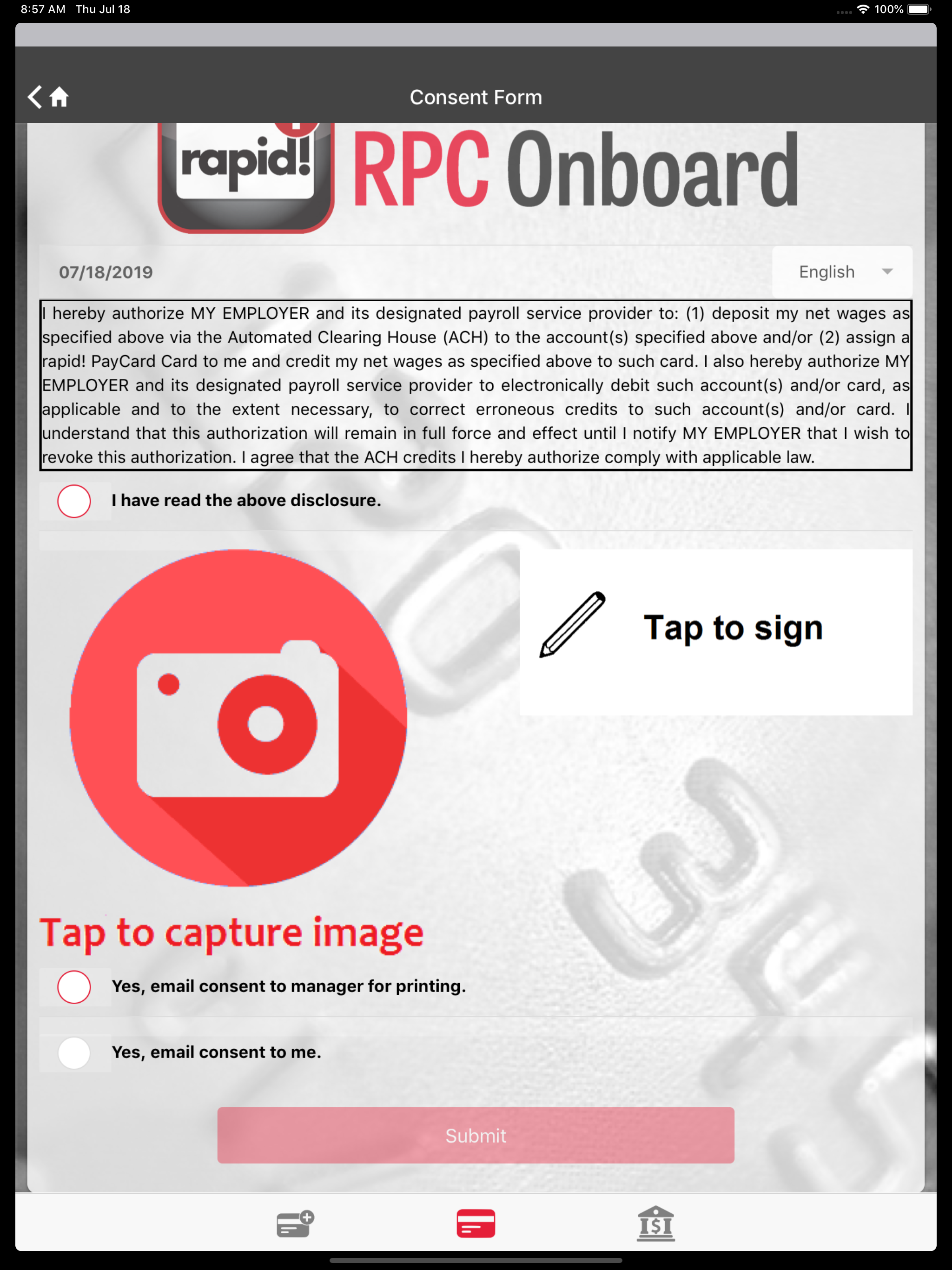 RPC Onboard