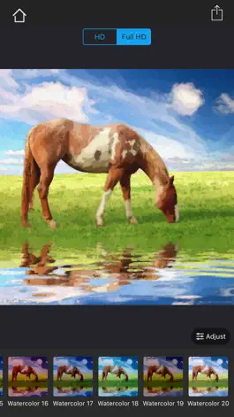 Game screenshot Watercolorizer-photo artist apk