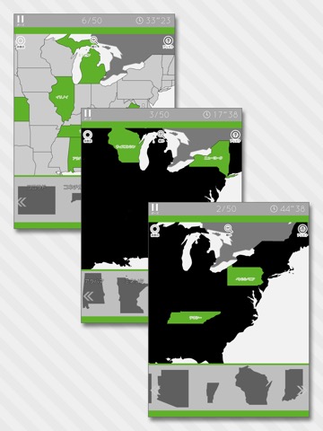 あそんでまなべる アメリカ地図パズルのおすすめ画像2