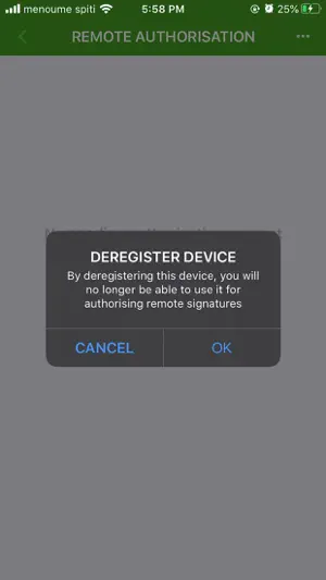 JCC Authenticator screenshot 2