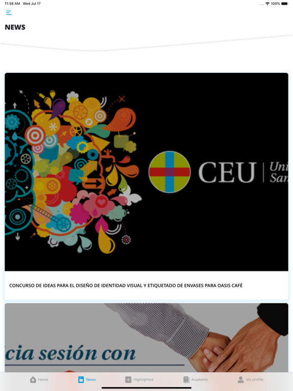 CEU USP iPad screenshot 5 - Education app