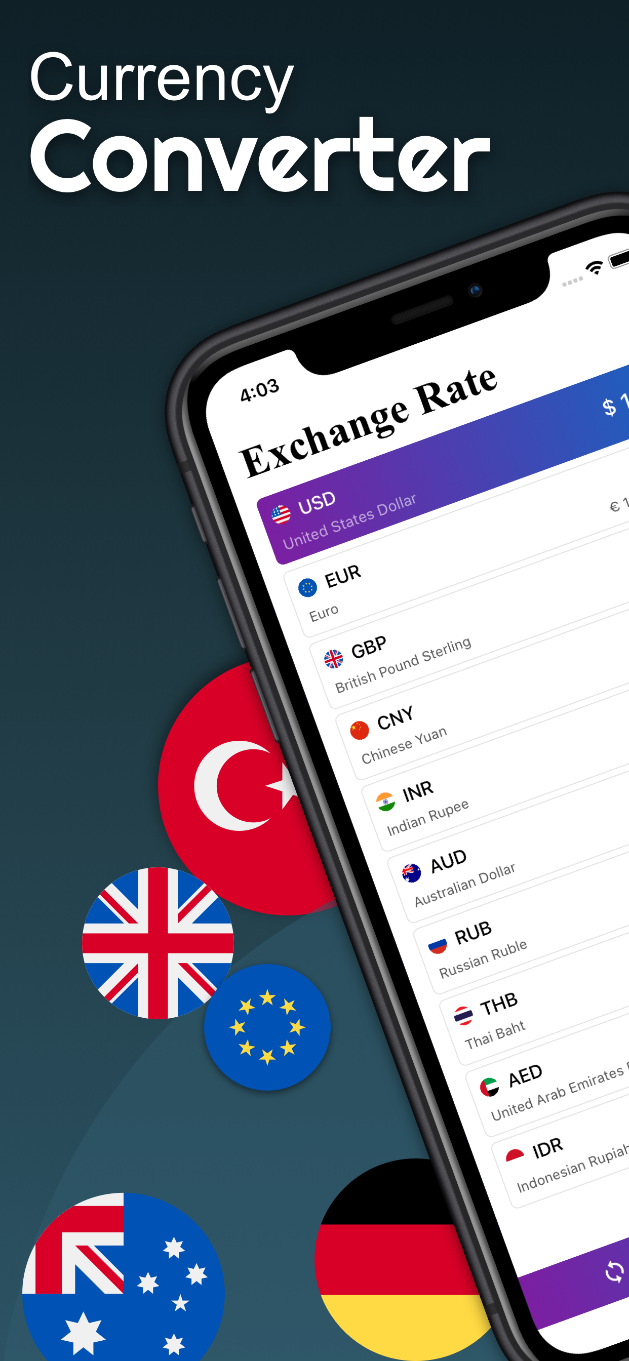 Currency Converter & Live Rate