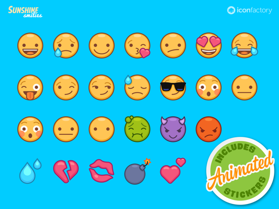 Screenshot #4 pour Iconfactory Sunshine Smilies