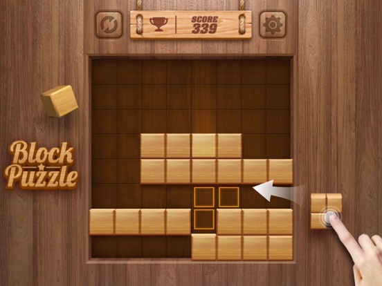 Wood Cube Puzzle iPad app afbeelding 7