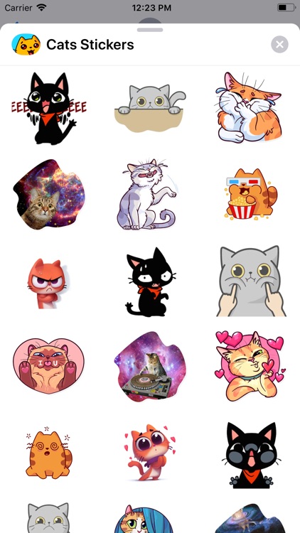 Famous Cats Stickers