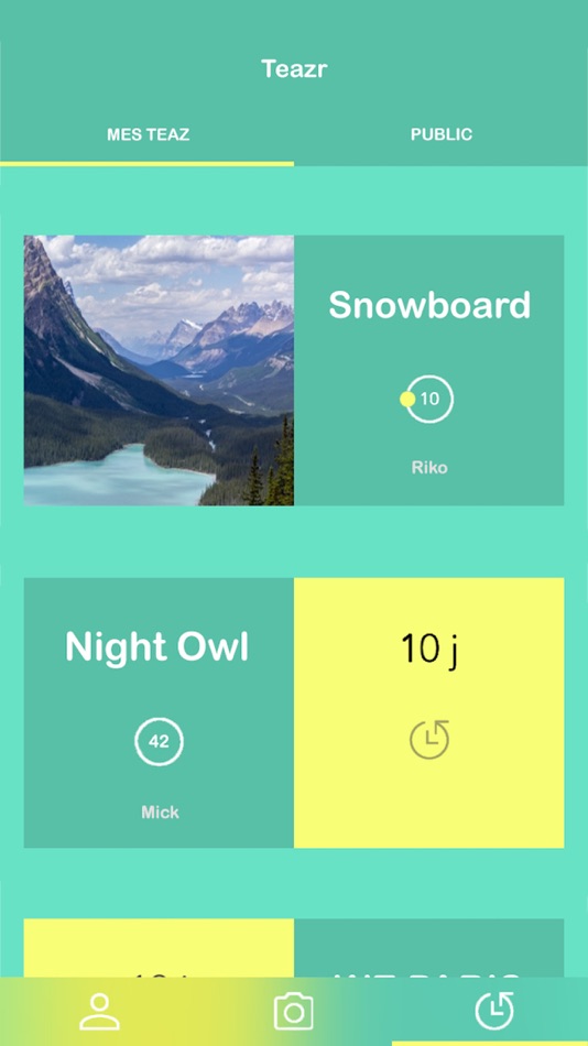 #2. Teazr (iOS) 由: Mickael Malolepsy