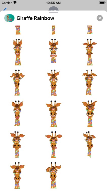 Giraffe Rainbow screenshot-3