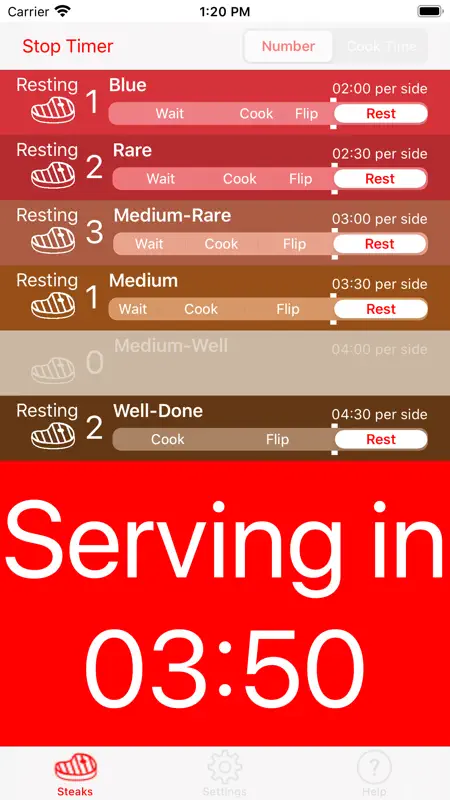 Steak Timer Pro screenshot 7 of 8