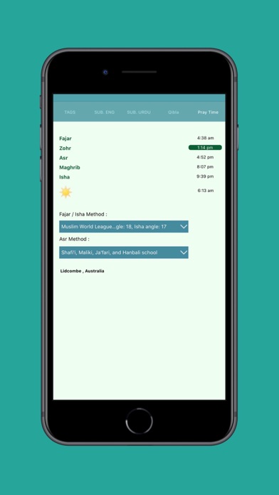 Holy Quran with tags Screenshot