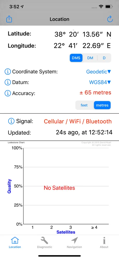 GPS Diagnostic:Prueba Satélite