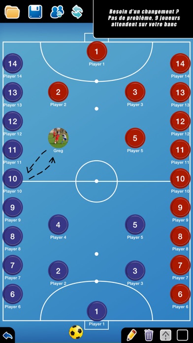 Screenshot #2 pour Planche Tactique: Futsal