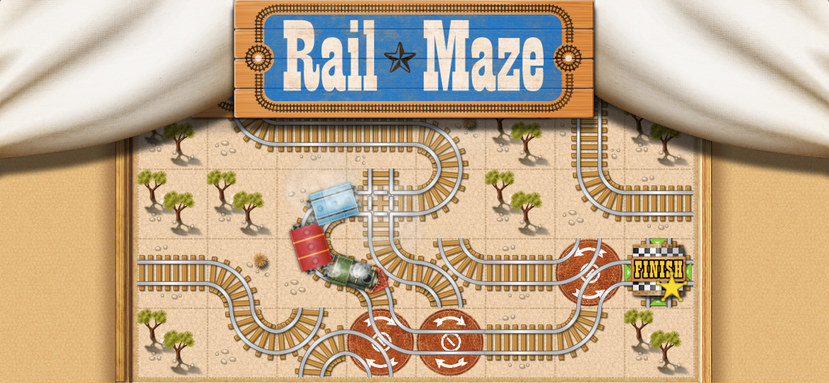 Rail Maze : Train Puzzler