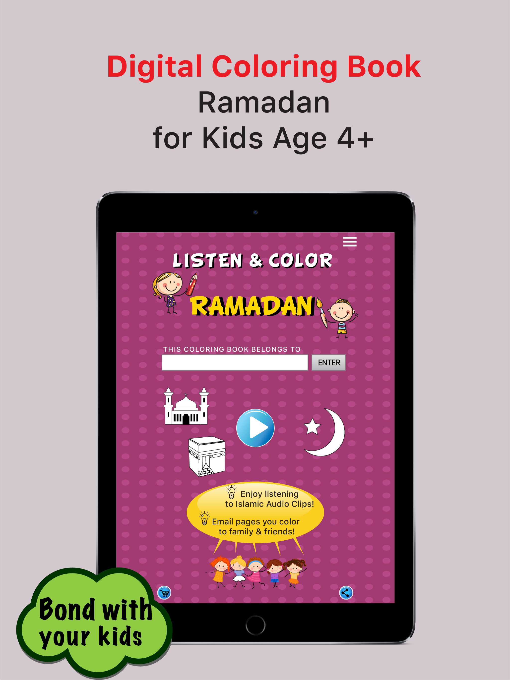 Listen & Color Ramadan