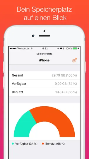 Screenshot von Speicherplatz 3 auf dem iPhone 1