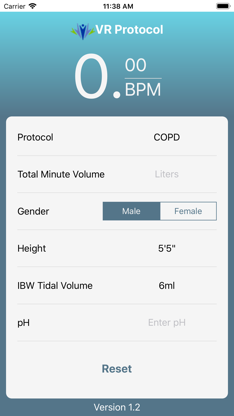 LF Ventilator Protocol screenshot 1