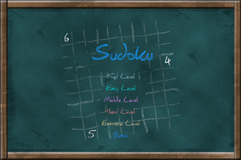 Sudoku on Chalkboard - náhled
