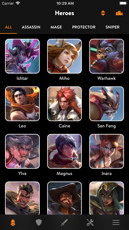 #1. GloryGuide for Vainglory (iOS) 由: Sereivoan Yong