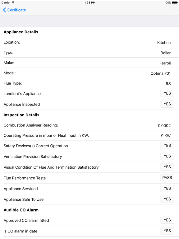 Screenshot #6 pour EasyGas Mobile