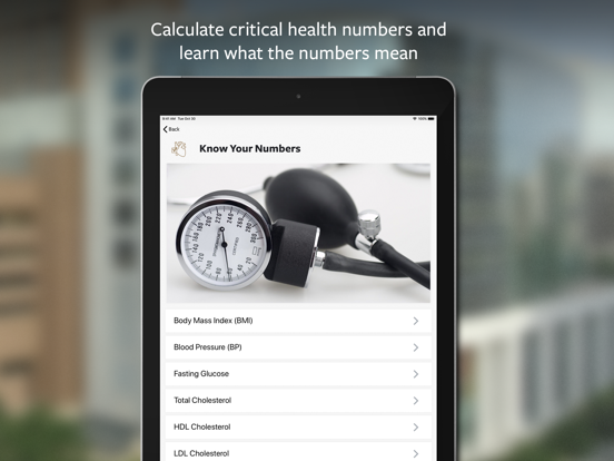 Texas Heart Institute iPad screenshot 3 - Health & Fitness app