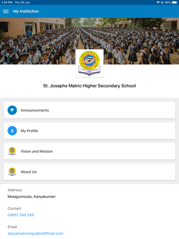 Screenshot #4 pour St. Joseph’s Matric School